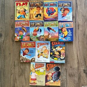 Lot of 13 Flat Stanley Books